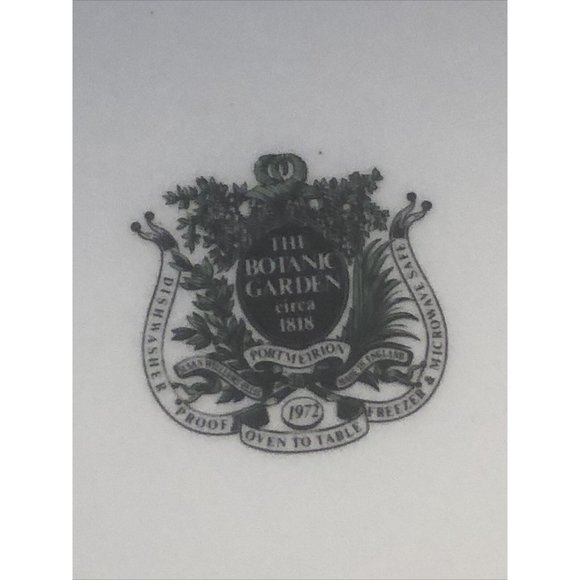 Portmeirion Botanic Garden Forget Me Not Rim Cereal Oatmeal Bowl Made In England - Picture 7 of 12